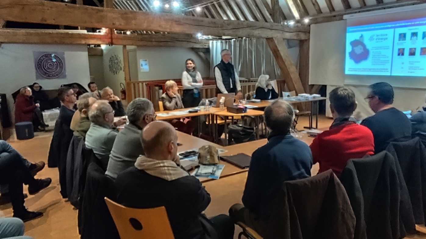 Territoire d'Énergie Eure-et-Loir à la rencontre des maires du Perche
