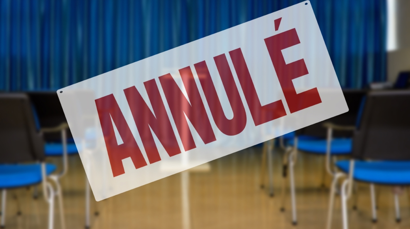 La réunion d'information du 16 juin est annulée