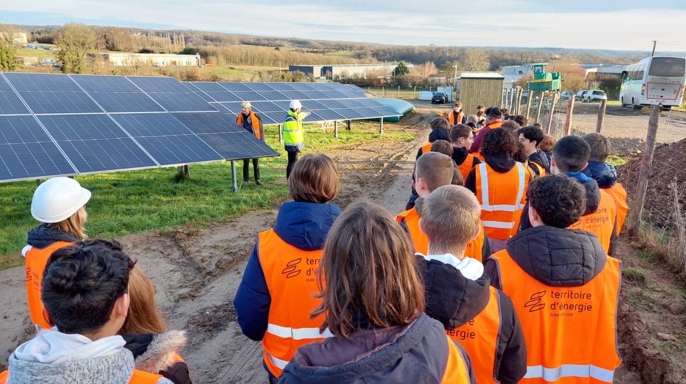 Les lycéens de Rémi Belleau au cœur du photovoltaïque et des métiers de la transition énergétique